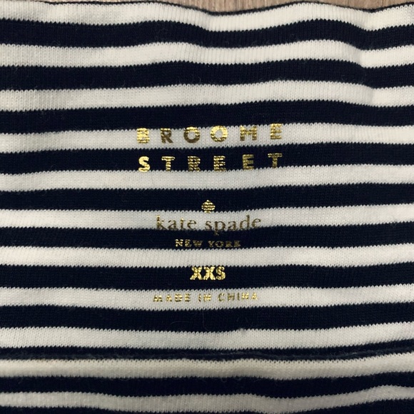 New Kate Spade Broome Street Stripe Tee - Picture 7 of 8